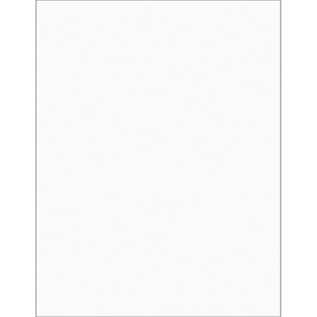 Officespace 8.5 x 11 in. Clear Rectangle Laser Labels, 100PK OF2819655